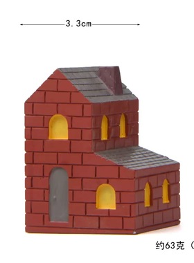 日系小屋房子微景观花盆园艺摆件