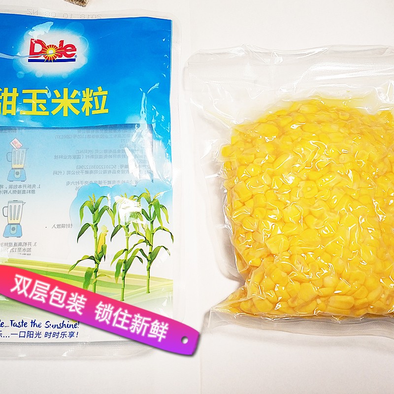 都乐甜玉米粒2大包 350g/袋 非转基因水果甜玉米即食宝宝辅食包邮 - 图2