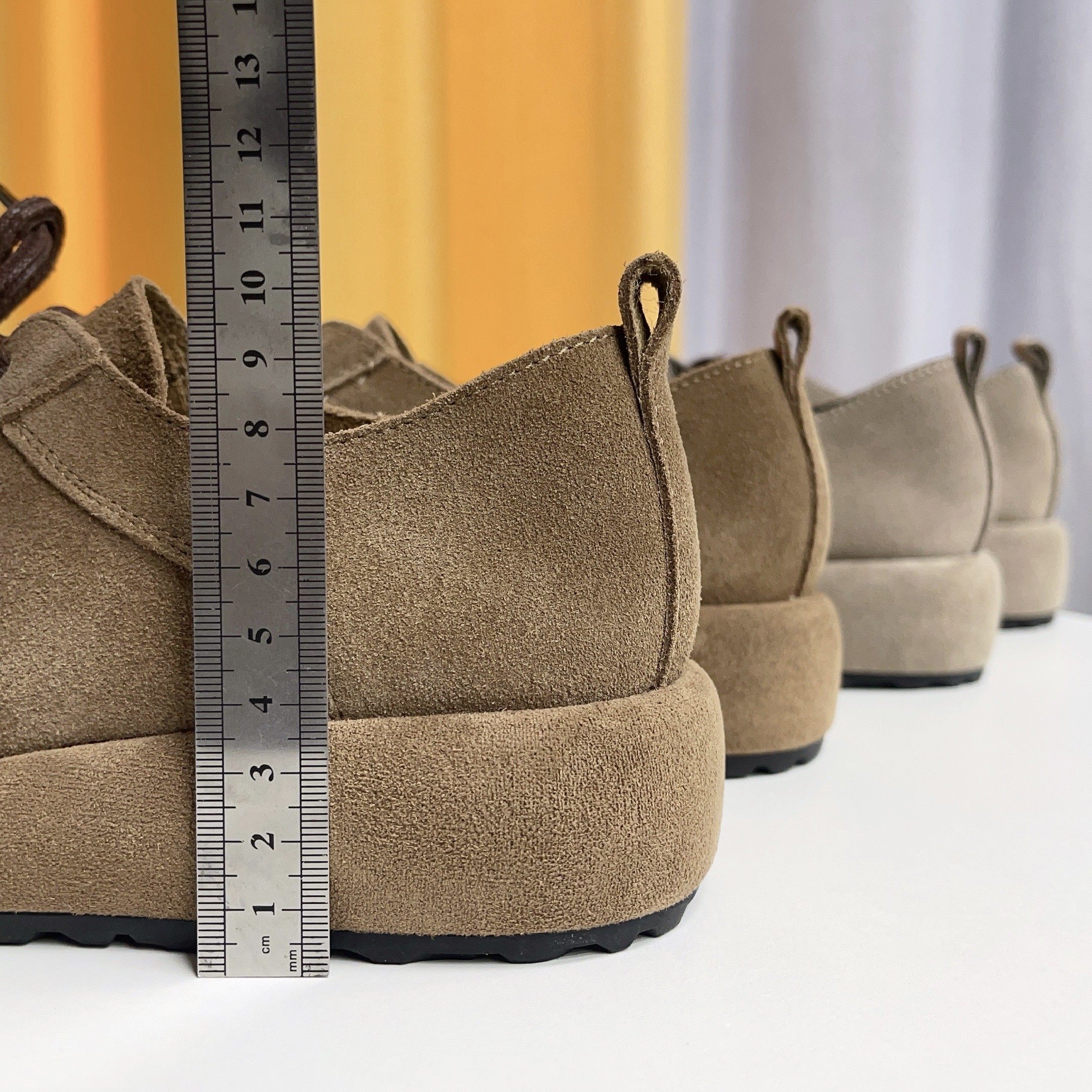 复古风厚底勃肯鞋女2025秋新款真皮透气系带软底豆豆鞋平底单鞋,淘宝优惠券,粉丝福利购,淘宝优惠卷