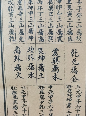 古书老书旧书古书籍地理杨公三元水法一套8本宣纸线装全套中国风