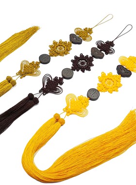 佛珠念珠挂穗大师穗背云穗燕尾流苏方丈结穗3结60cm法轮结108穗子