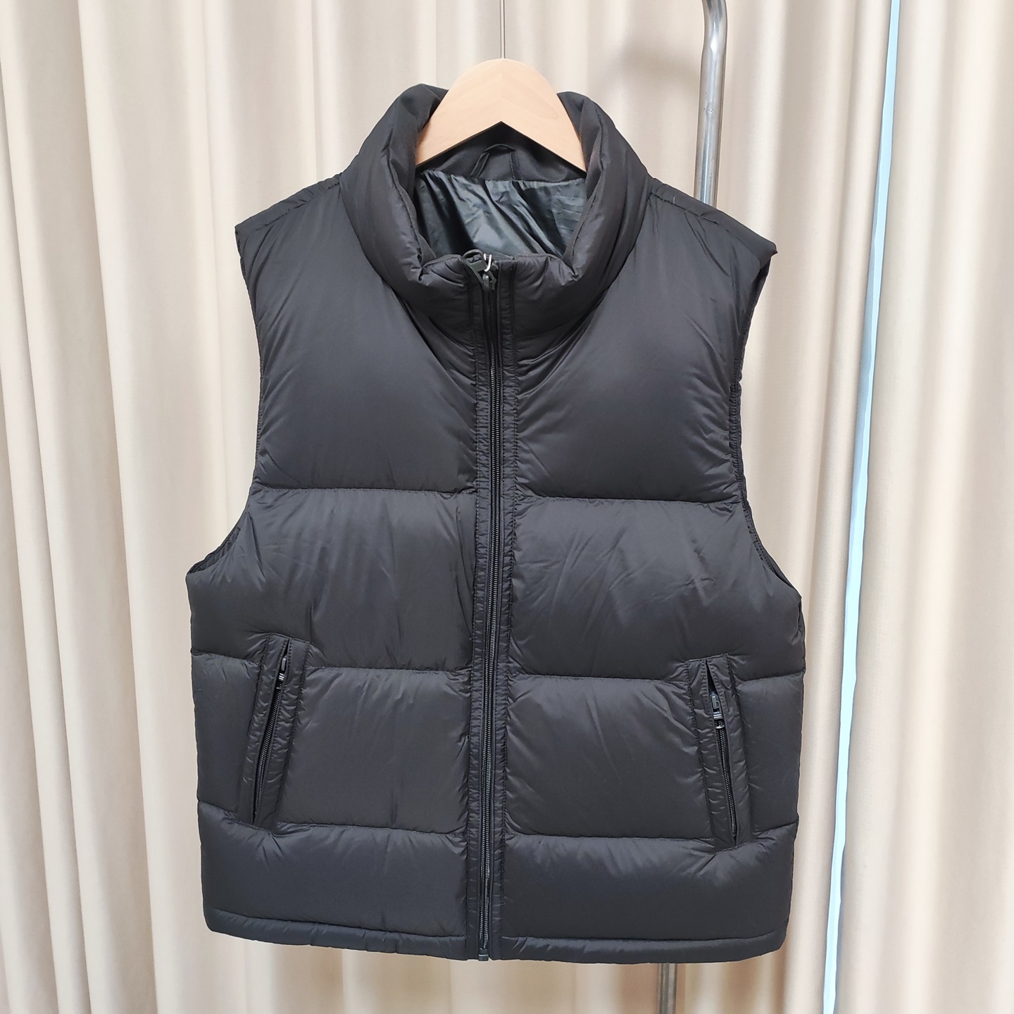 2025新款男士羽绒背心加厚秋冬新国标中性马甲情侣款拉链口袋 - 图0