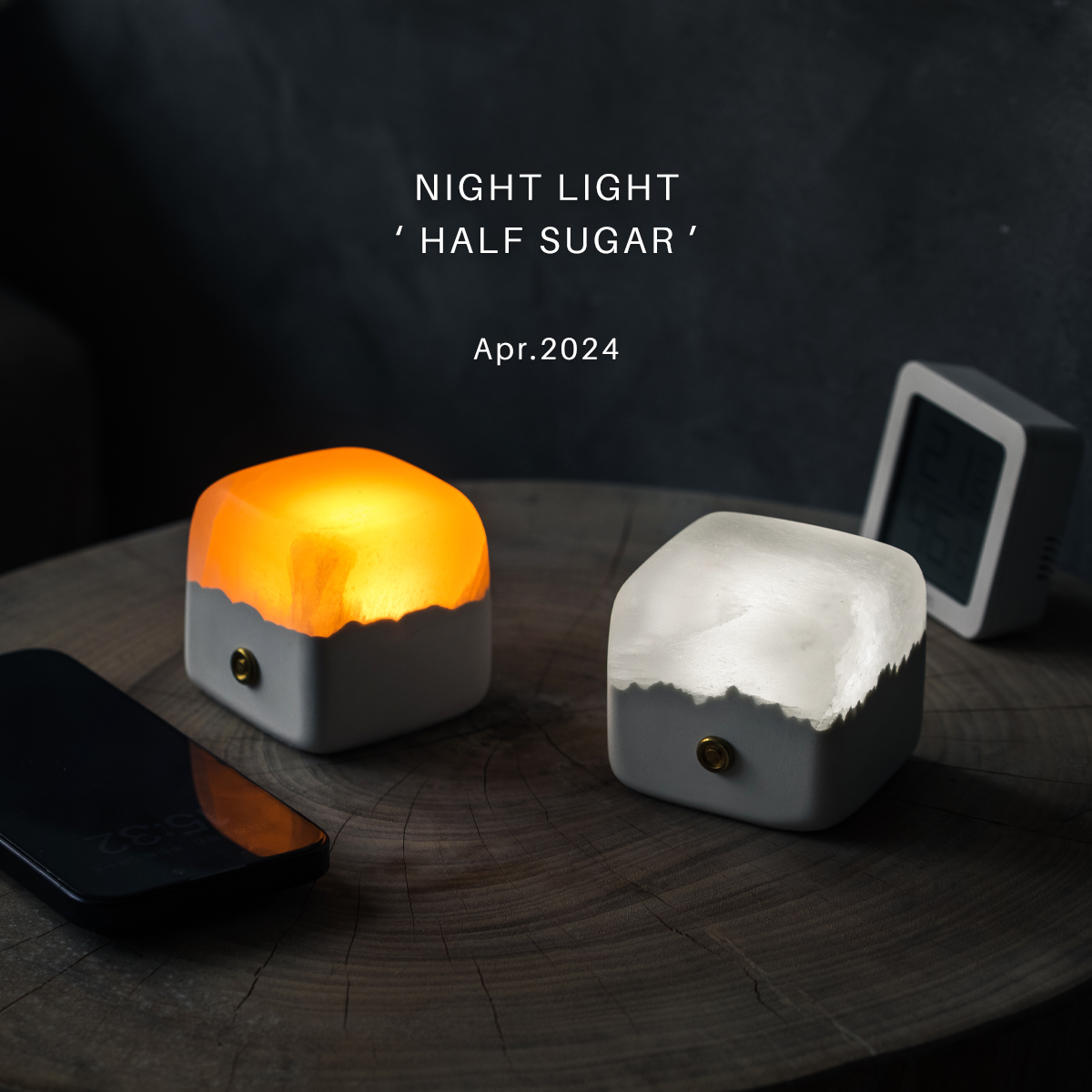 【好物体验专享】心动的信号8同款礼物方益炯 元渡半糖矿石小夜灯 - 图2