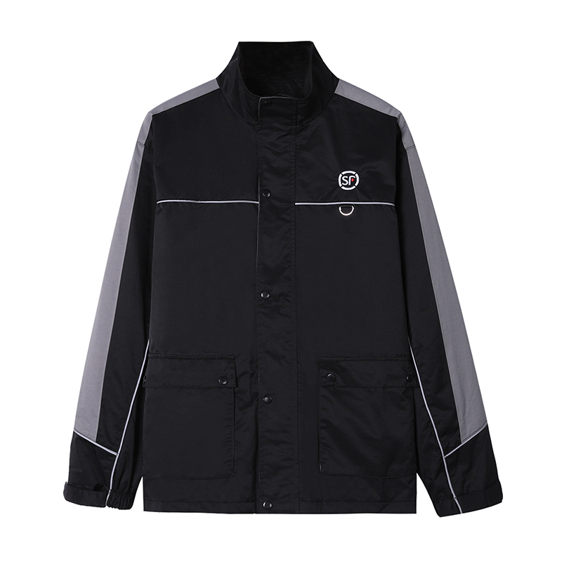 全新老款顺丰工作服外套一线收派员春秋外套二线中转场绝版冲锋衣 - 图3