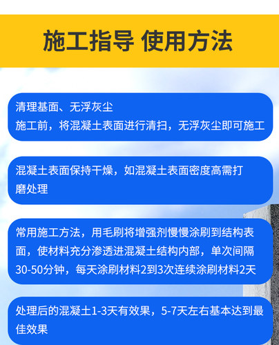混凝土表面回弹增强剂提高砼后期值混泥土强度提升建筑加强剂增强 - 图1
