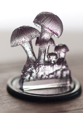 珍悦古法琉璃意外收获蘑菇摆件