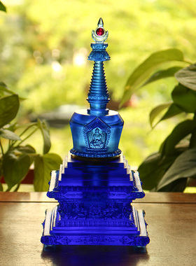 禅悦古法琉璃舍利塔工艺神台佛龛