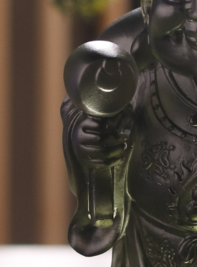 珍悦古法琉璃东密大黑天摆件