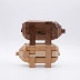 Wood Toy Puzzle Lắp ráp Banmen Lefu Bamloff Zodiac Pig Luban Khóa Creative Elm trang trí động vật - Đồ chơi gia đình