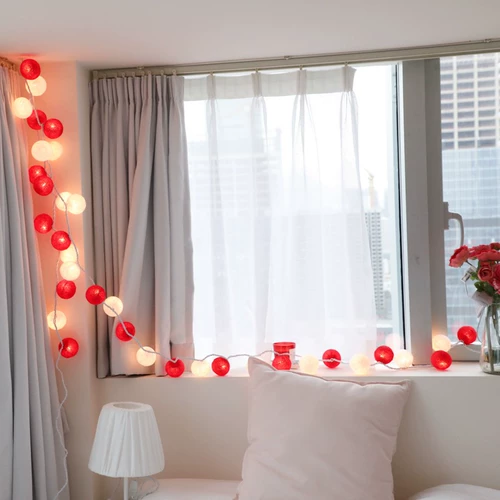 Новый год весенний фестиваль виноградный мяч декоративная лампа для Нового года семейная гостиная.