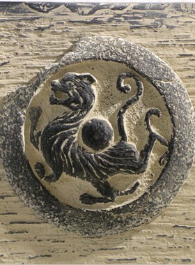 展示柱复古四纹神青龙庭院装饰柱