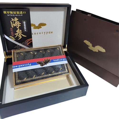 俄罗斯萨哈林足干海参20-30头500克礼盒装送礼首选 - 图3