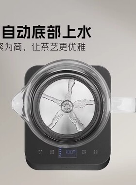 庄信纯钛全自动加水蒸煮两用煮茶壶黑茶老白茶专用高端煮茶蒸茶器