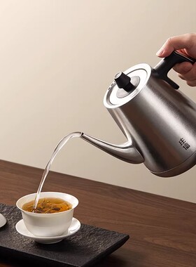 庄信纯钛全自动底部上水电热烧水壶变频恒温泡茶专用电茶炉煮水壶