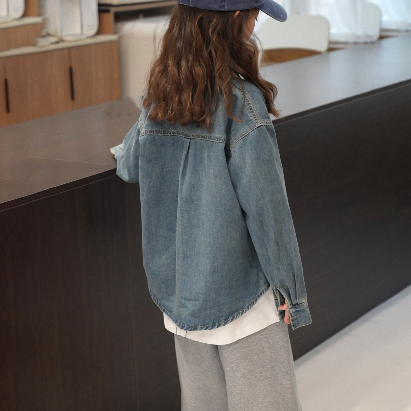 女童春装马儿牛仔衬衫2026新款洋气儿童百搭休闲衬衣男童外套,淘宝优惠券,粉丝福利购,淘宝优惠卷