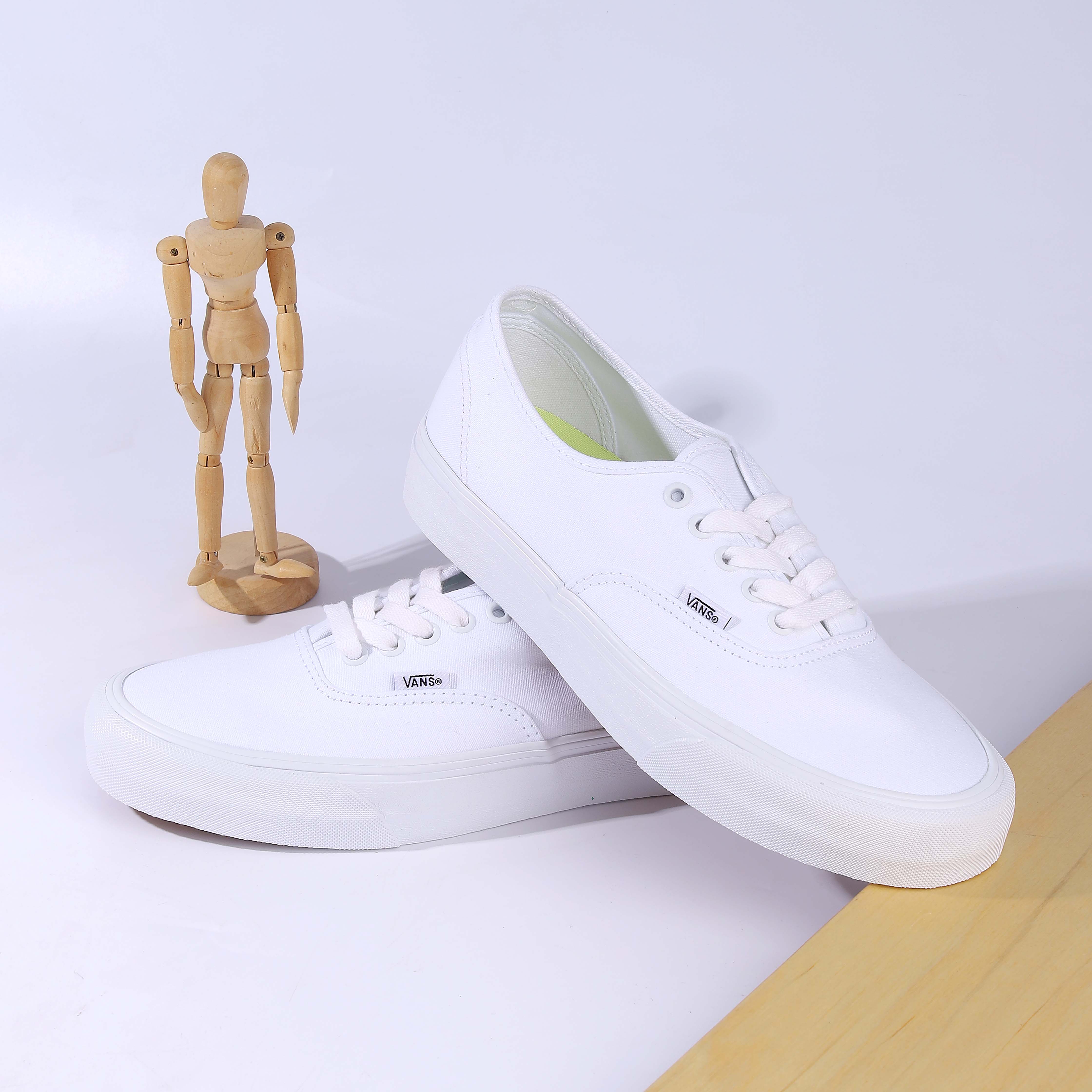 VANS范斯官方正品男女小白鞋夏季新款Authentic VR3帆布鞋休闲鞋 - 图2