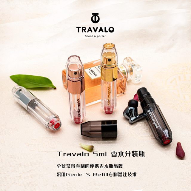 Travalo香水化妆品小样分装瓶空瓶子便携按压卸妆水小喷雾瓶包邮