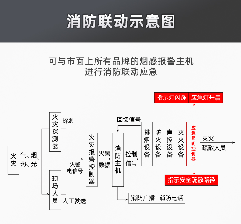 A型应急照明集中电源EPS配电箱消防联动300W500W1KW智能疏散系统 - 图2