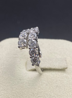 戈耀珠宝交叉错臂排戒