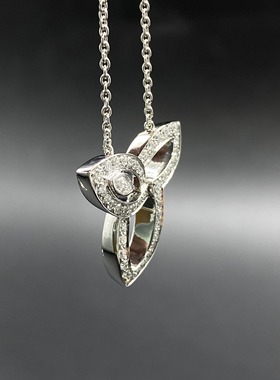 戈耀珠宝lily满钻项链