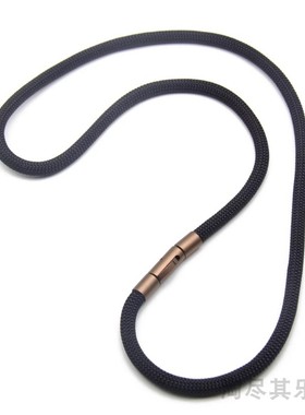 3mm尼龙绳项链黄金吊坠绳锁骨链