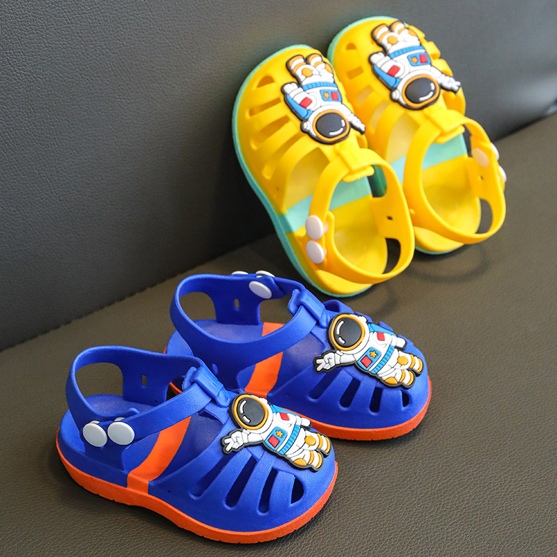 女童凉鞋夏季儿童包头软底新款小女孩小童鞋子男童幼儿宝宝学步鞋