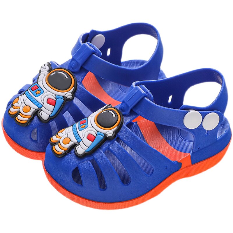 女童凉鞋夏季儿童包头软底新款小女孩小童鞋子男童幼儿宝宝学步鞋