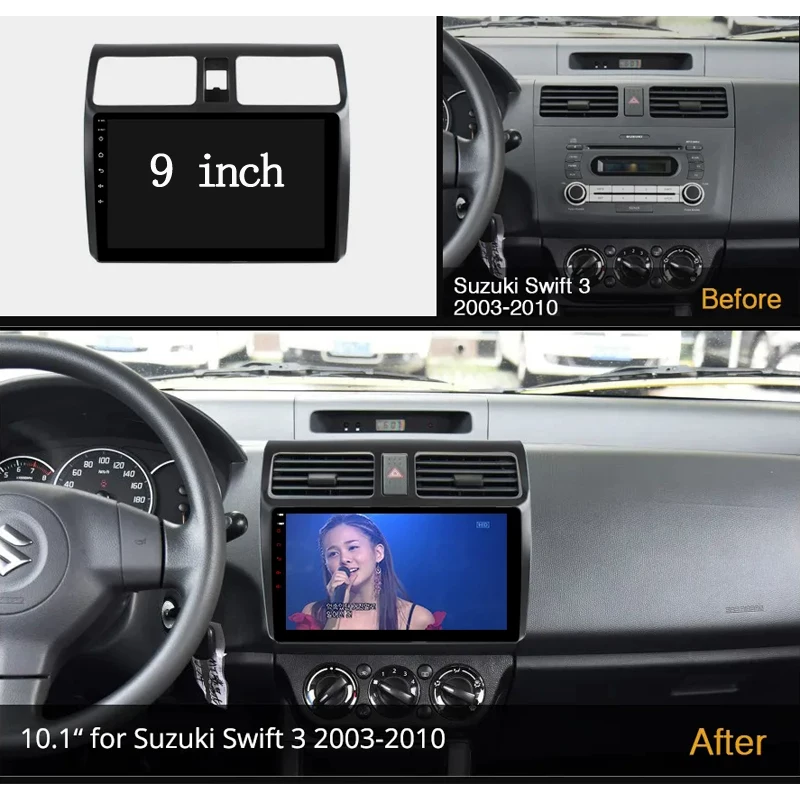 Подходит для 2006 09 12 15 16 Suzuki Swift Swift Fengyu Большой экран Android навигация центрального управления автомобилем