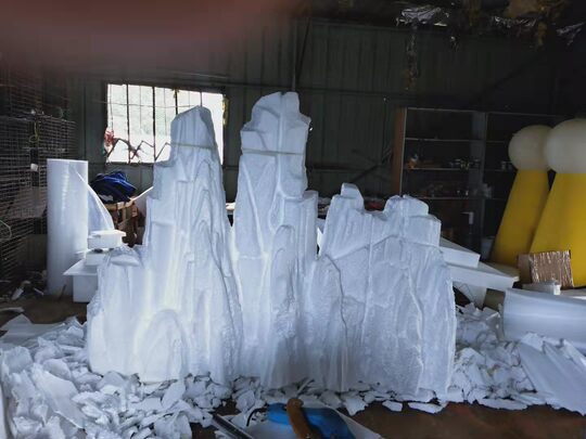 Foam sculpture customized large rockery simulation props