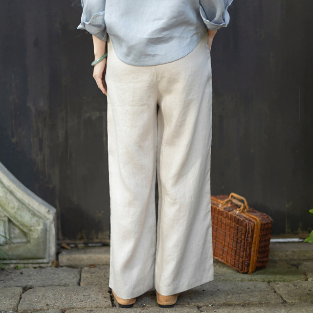 ແອວ elastic ງ່າຍດາຍແລະ versatile ແຂງ hemp ກາງເກງຊື່
