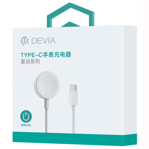迪沃DEVIA星动系列Type-C手表充电器小巧磁吸无线适用苹果watch - 图2