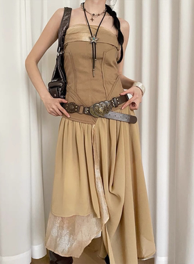 波西米亚民族风编织腰带女