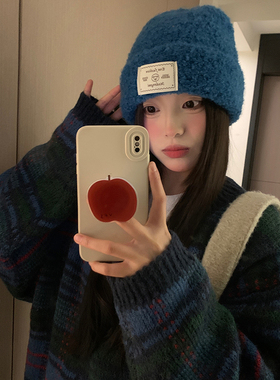秋冬季韩系可爱毛线帽保暖百搭女