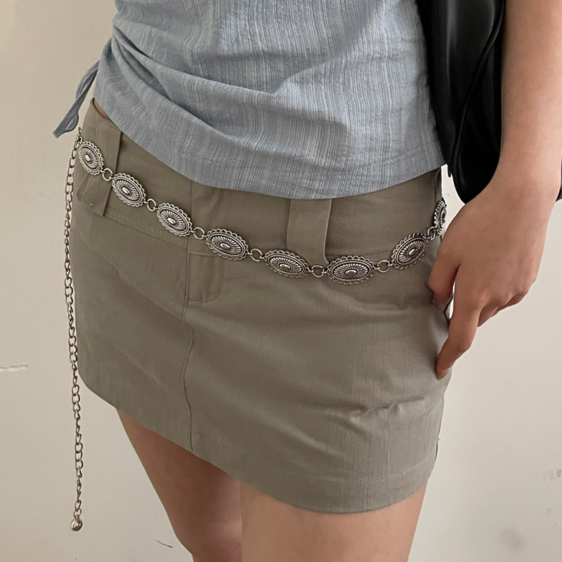 银色腰链设计感复古配饰百搭配连衣裙2025新款夏季腰带高级感简约,淘宝优惠券,粉丝福利购,淘宝优惠卷