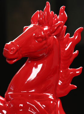 清仓红色陶瓷风水招财办公室