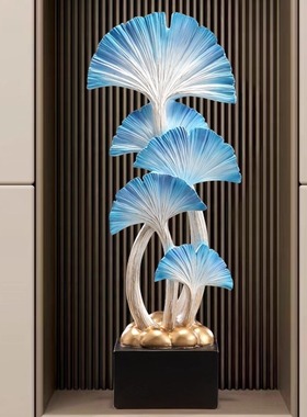 高级感摆件银杏叶寓意好摆件