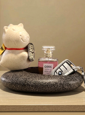 2026新创意家居装饰品客厅玄关门口放钥匙糖果招财马收纳摆件礼物