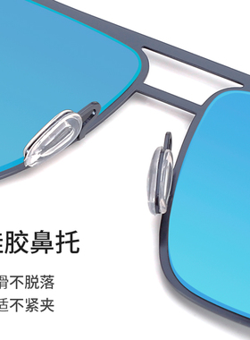 偏光方形男士高清太阳镜防紫外线