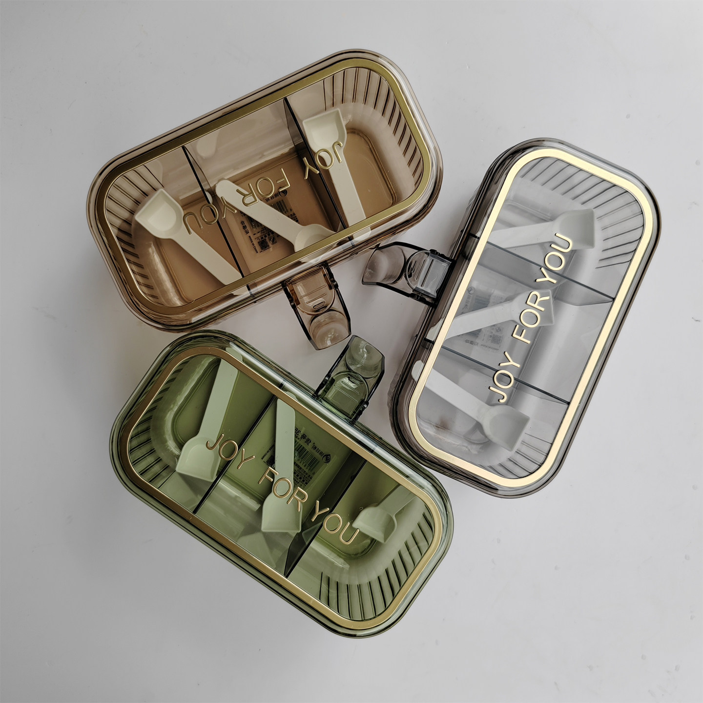 调味盒 三合一调料盒家用厨房高端新款2025 盐盒子盐罐调料罐,淘宝优惠券,粉丝福利购,淘宝优惠卷