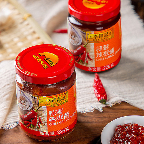 李锦记 蒜蓉辣椒酱226g调味酱火锅调料蘸点 大蒜辣椒酱干碟蘸料 - 图2