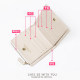 Ancient Egyptian mural art retro style wallet for women