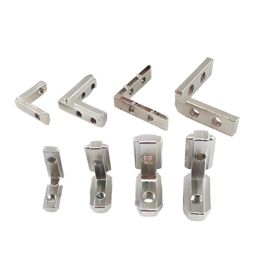 铝型材内置角槽连接件15/20/30/40/50/90度直角欧标国标L型角码 - 图3