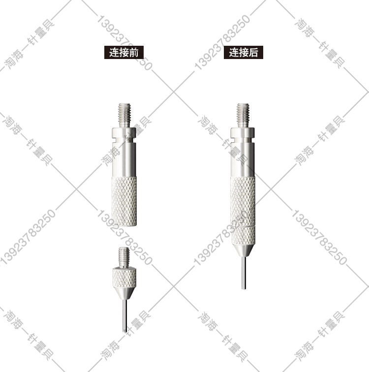 百千分表测针加长杆内外螺纹M2.5高度规测头延长杆测头连接长杆 - 图2