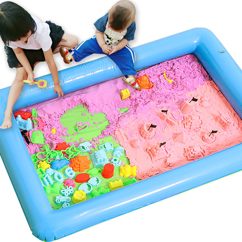 儿童玩具沙子套装10斤粘土模型安全无毒正品太空模具沙泥魔室力内 - 图3