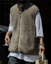 nanamica Zip-Up Mohair SUJF350 Japan Mahai fur grabbing suede horse chia 23AW