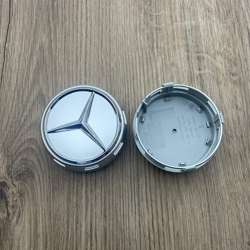 适用于奔驰改装75mm轮毂盖A45 CLA45 C63 GLA45 C200高凸轮盖标 - 图1
