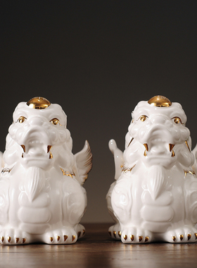 摆设陶瓷乔迁开业礼品貔貅摆件