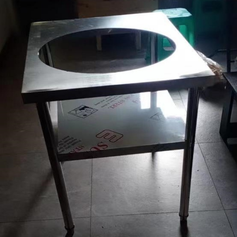 专业定制厨房不锈钢灶台架工作台猛火灶支架汤桶架商用卤味汤锅架 - 图2