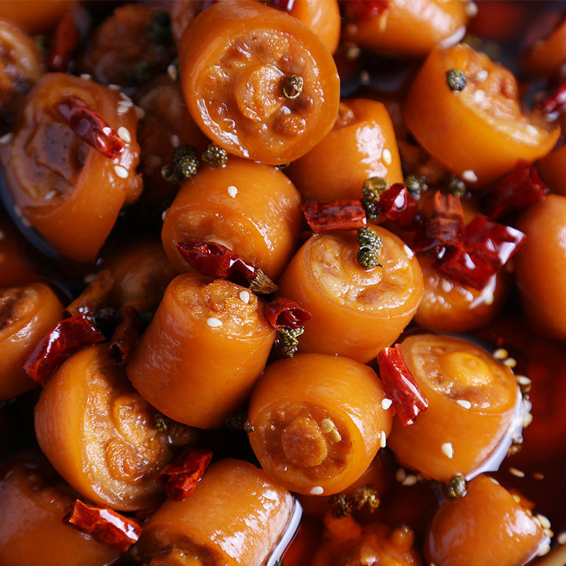 【一品八方】四川特产麻辣猪尾巴网红零食袋装小吃办公室辣味熟食