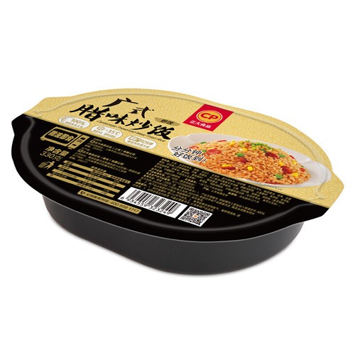 整箱正大广式腊味炒饭冷冻方便米饭微波调理米饭西餐330g*16盒 - 图2